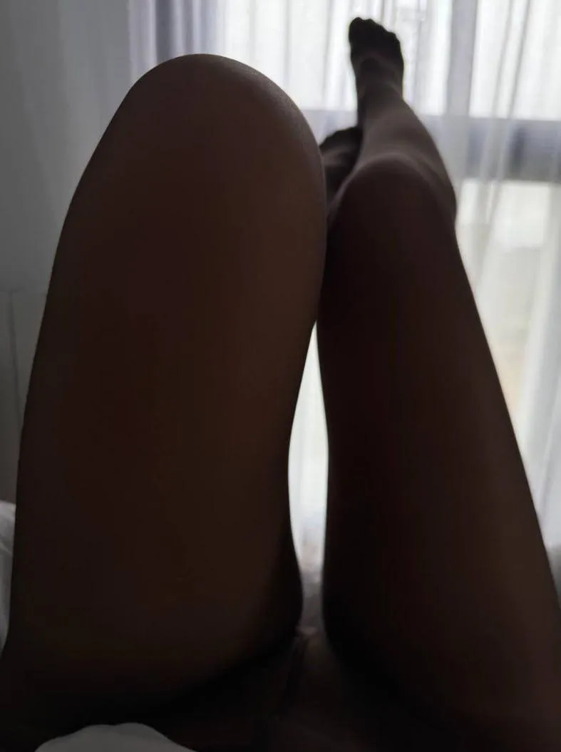 POV: looking down at my tights