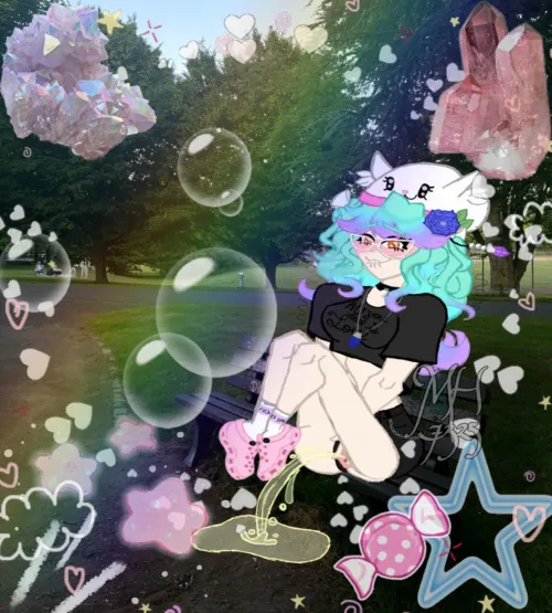 Public Park Bench Pee from my OC