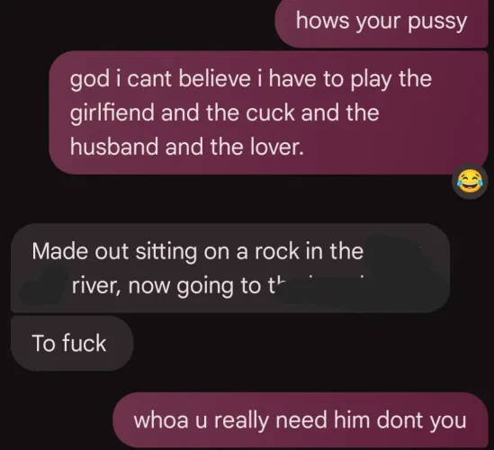 She sent this update for her night.