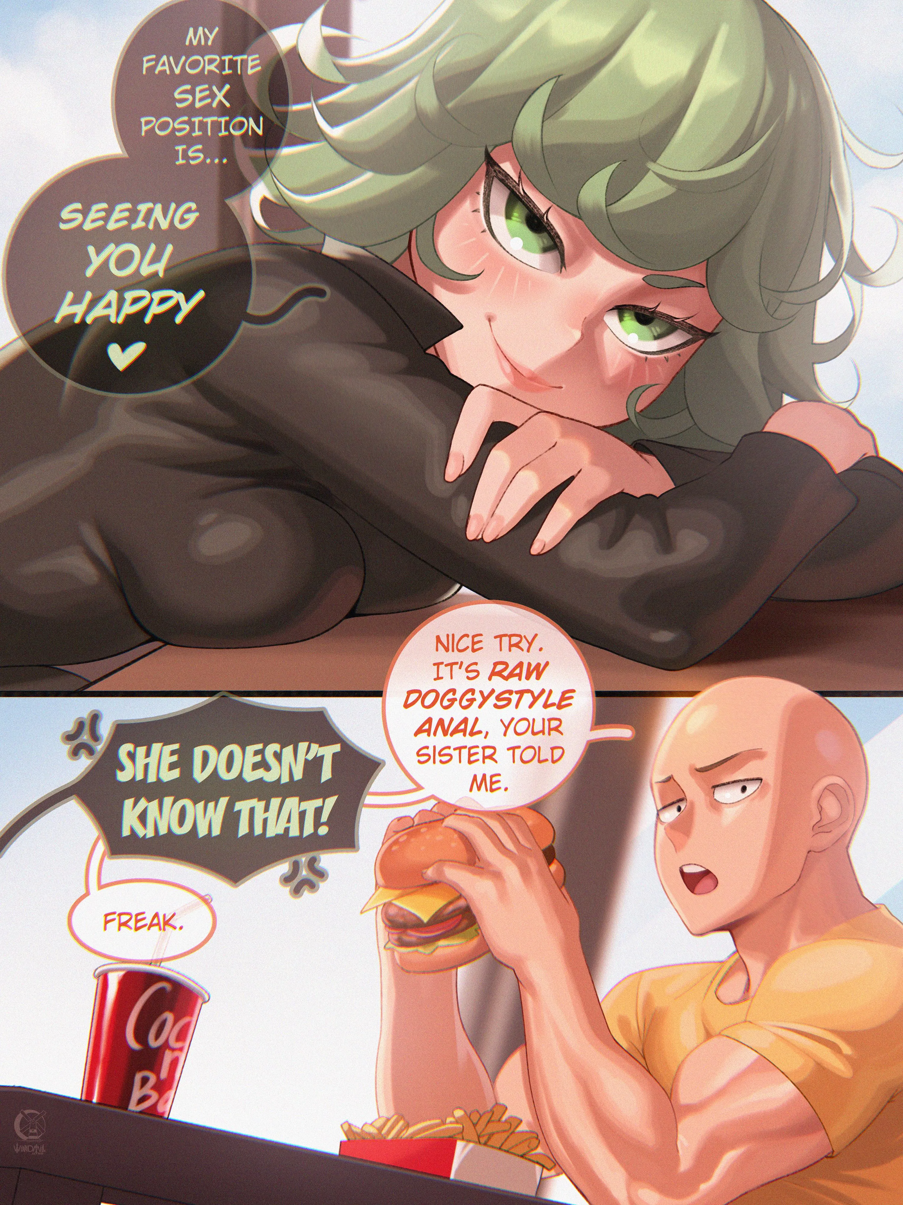 Tatsumaki's favorite sex position - Part 1 (my art)