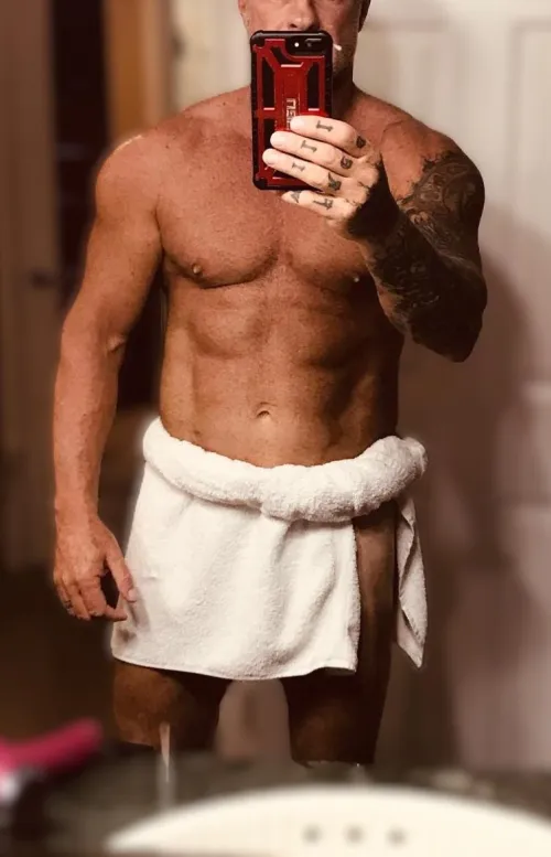 Would you help me dry him off or just watch?