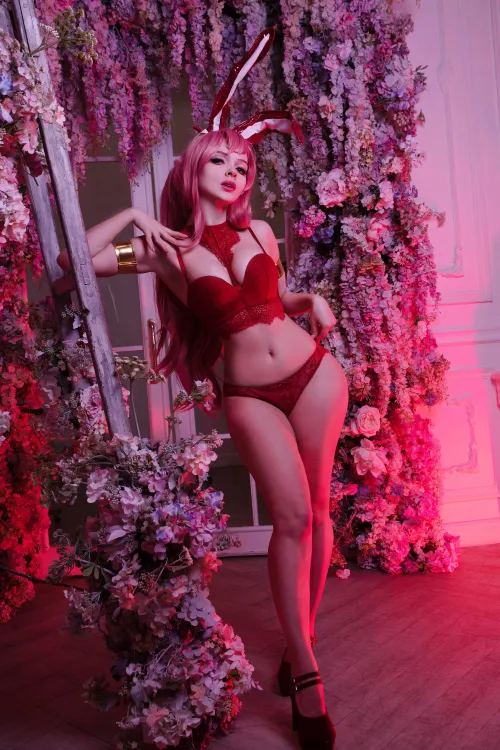 Zero Two from Darling it the FranXX by irina_sabetskaya