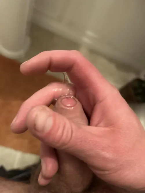 (34) idk why i still produce so much precum like im in high school still