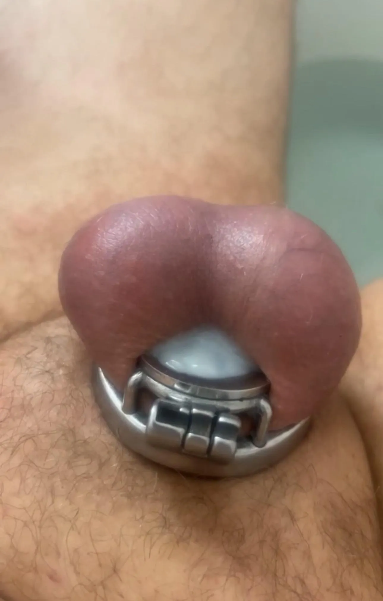 Came in my inverted cage