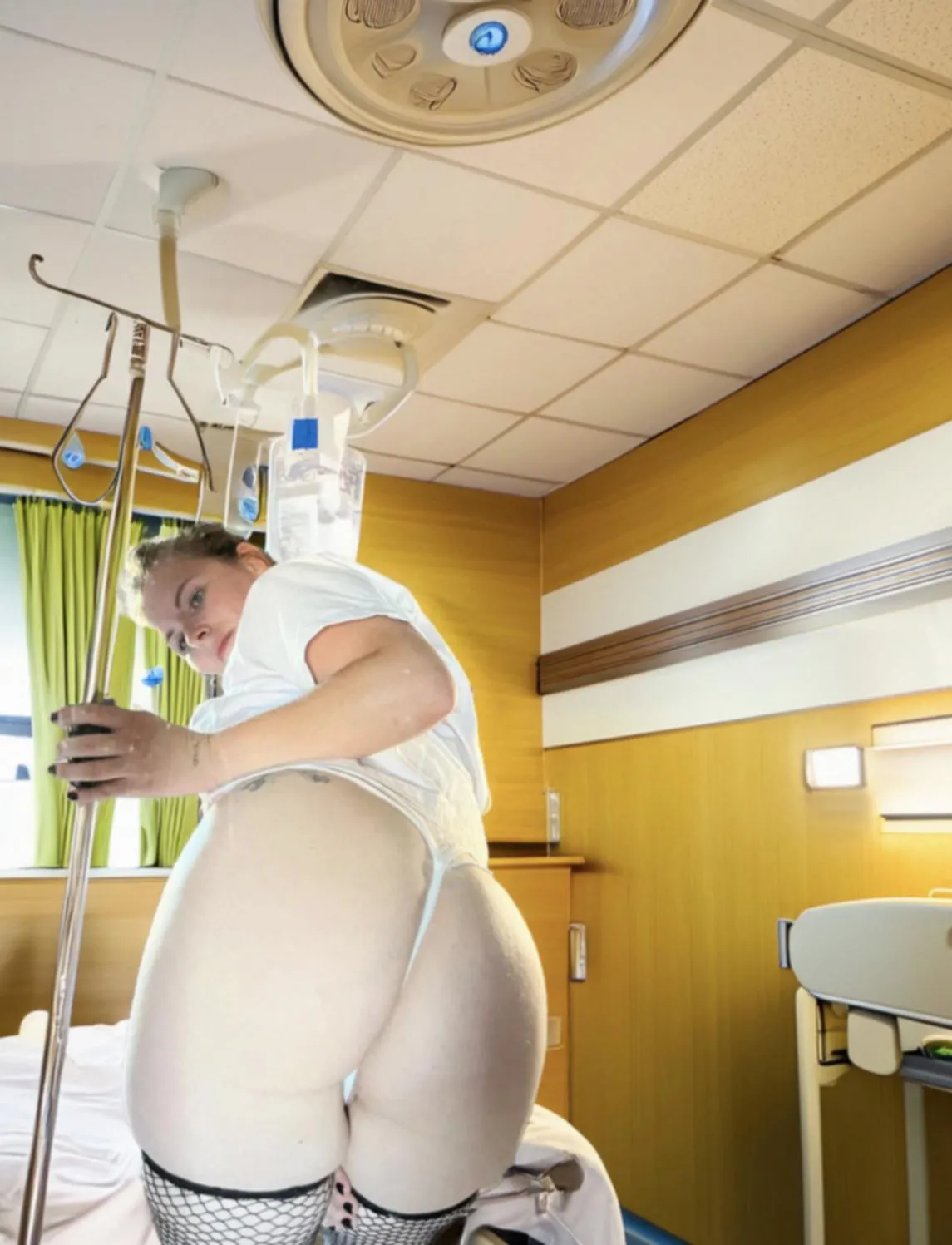 Doing my best to distract my favorite patient (you)