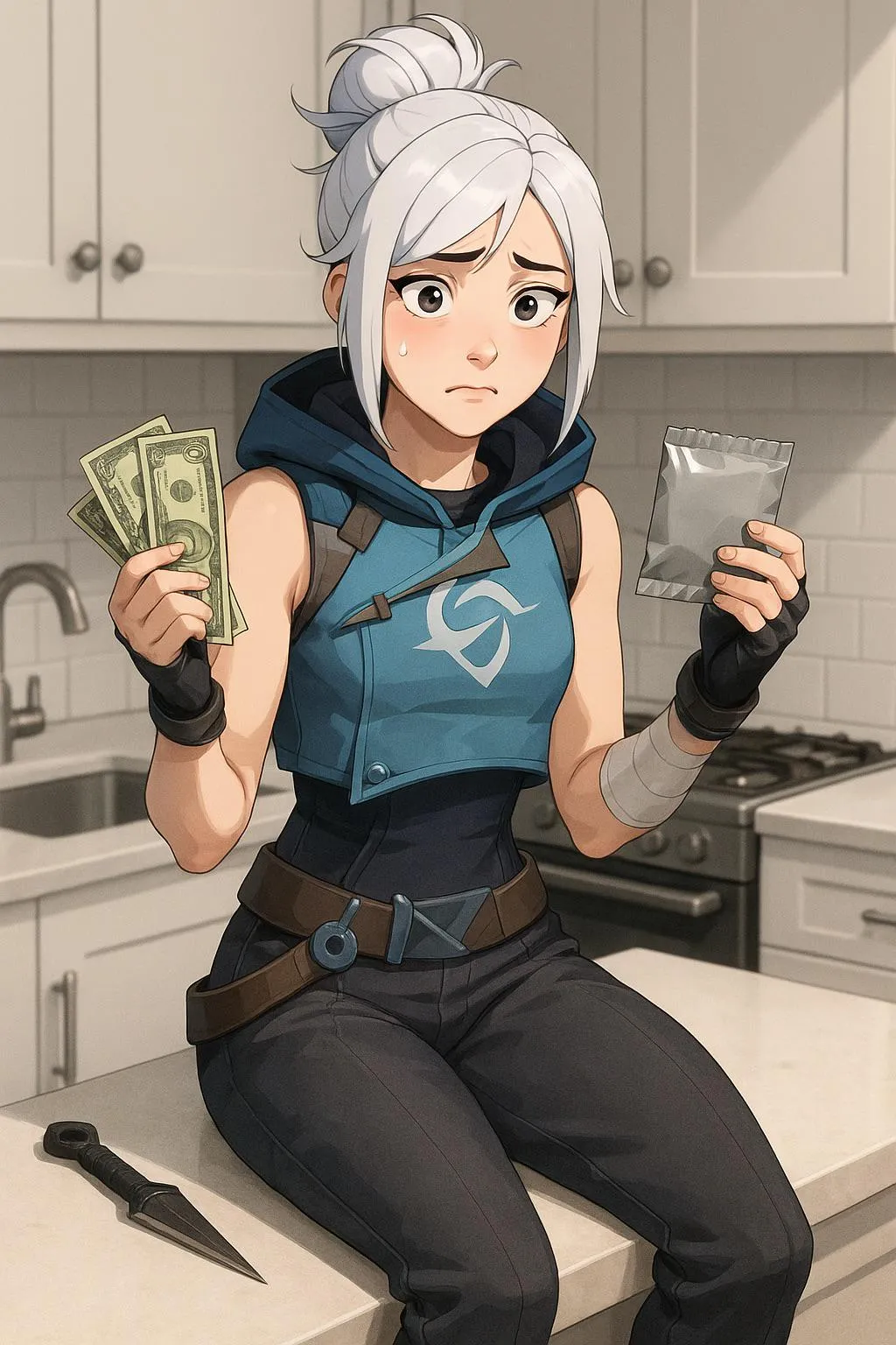 [F4M] You payed Jett for a favour. Now she has the money, she’s not so sure