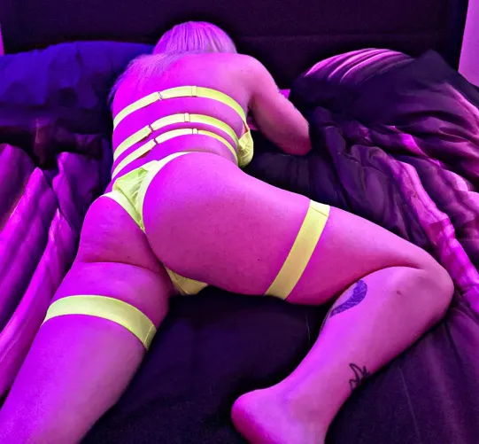 Face down, ass up, or something like that…