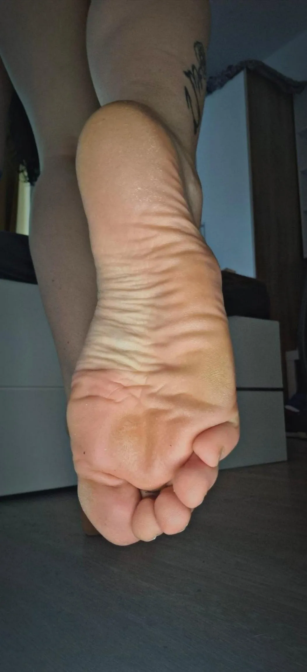 I know you want to taste every wrinkle! Be careful... sweaty feet!