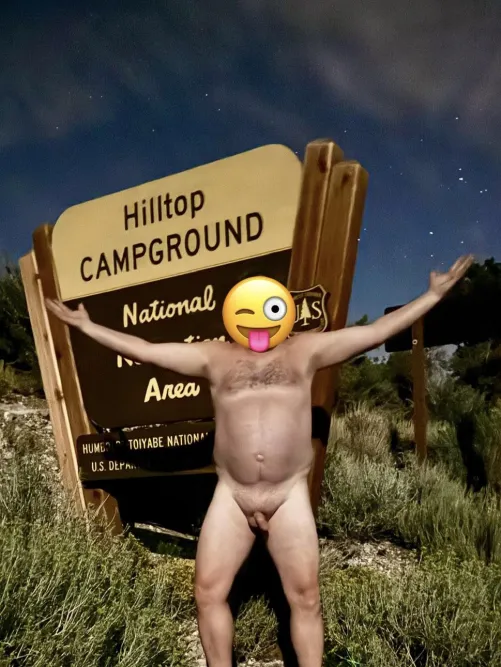 Naked camping
