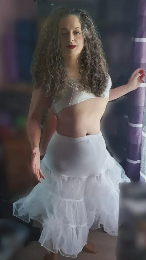 Slip & bra are so feminine