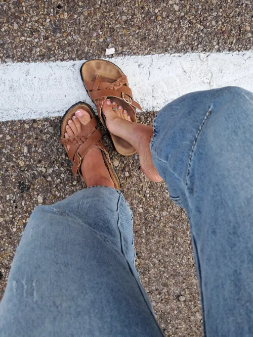 Tiny toe prints made by my perfect feet