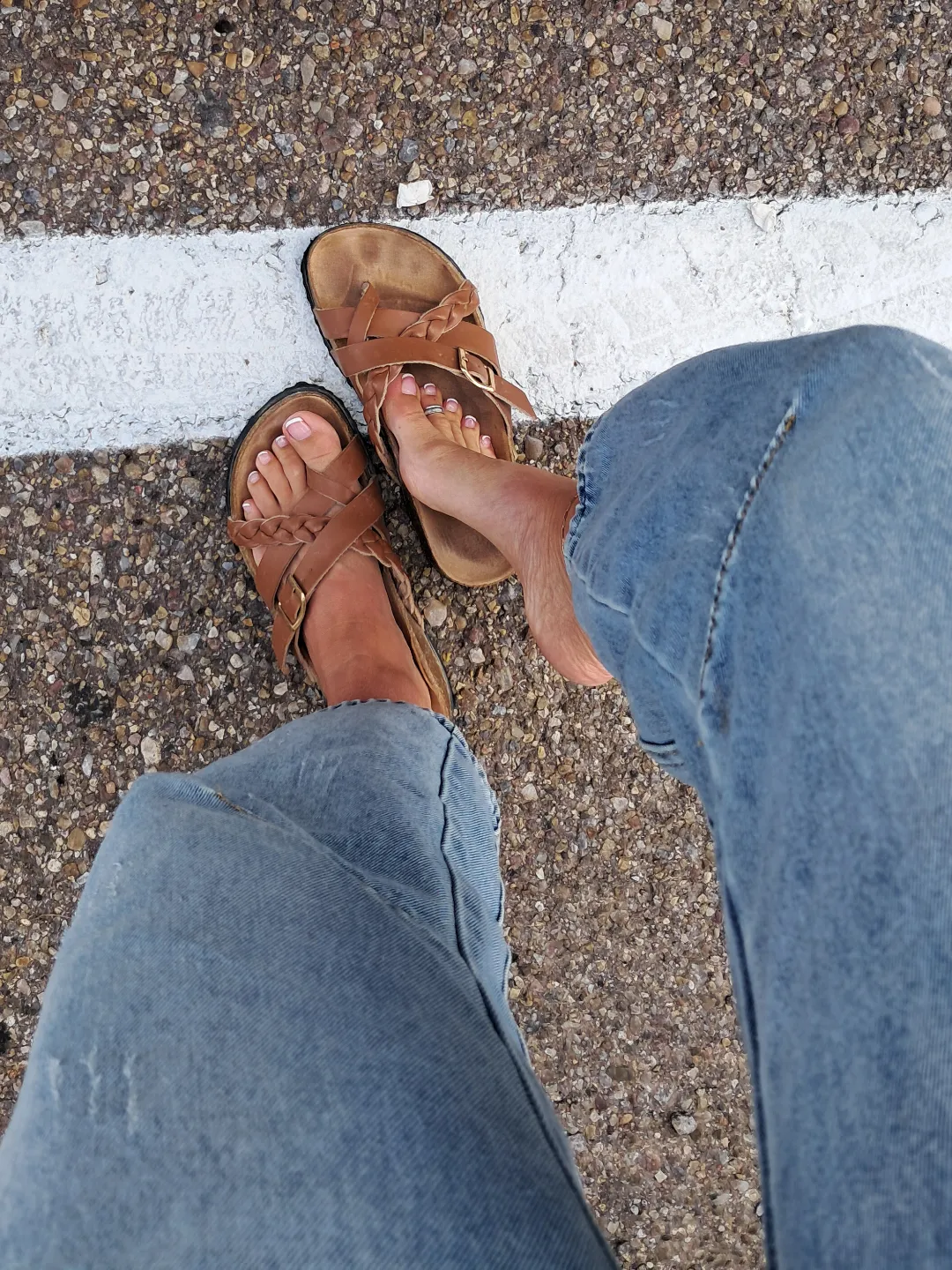 Tiny toe prints made by my perfect feet