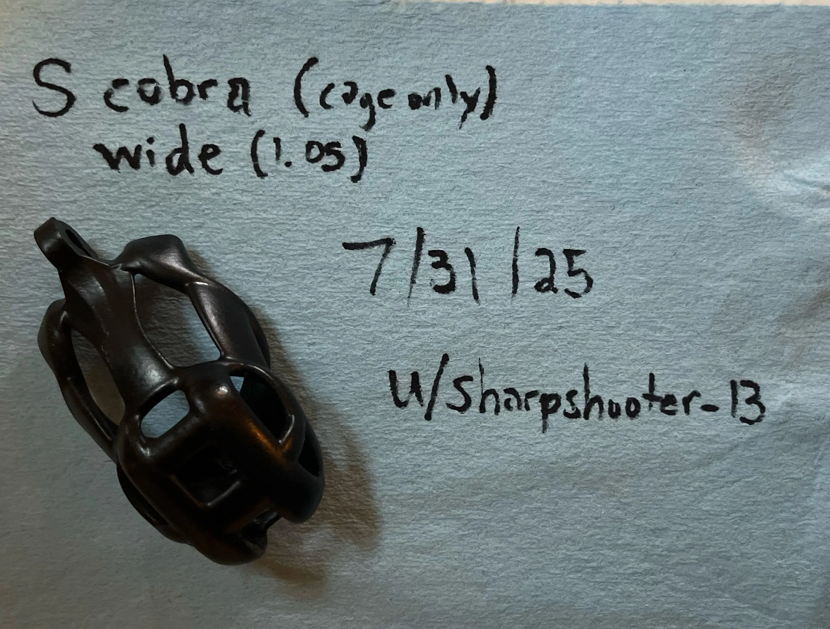 [TRADE] [USA] trade my Cobra S wide (1.05) (cage only) for a Cobra S regular width cage-only