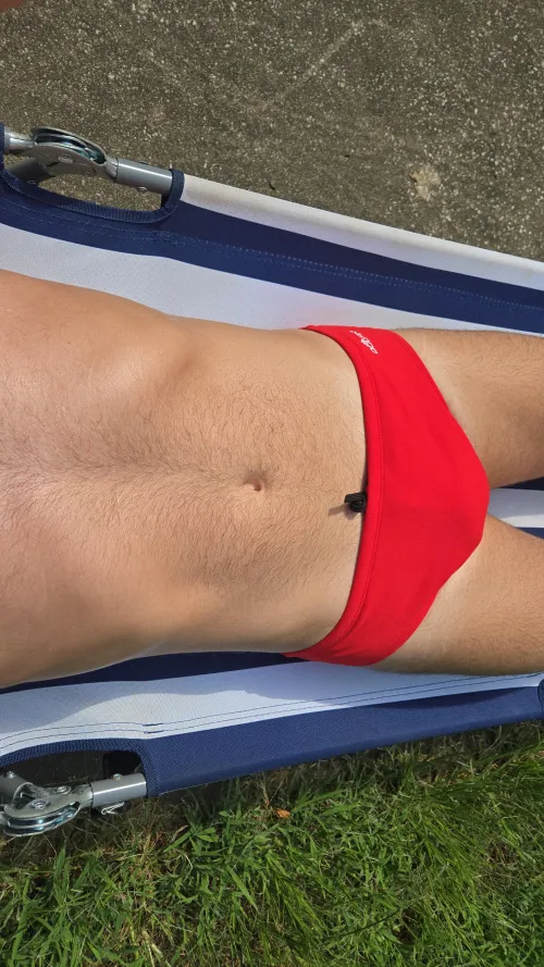 Trying to maintain my after cruise tan.