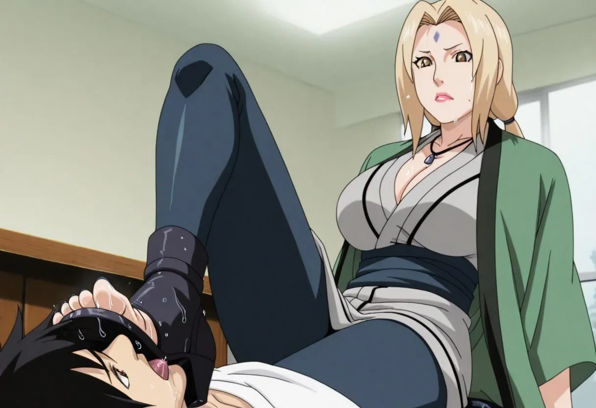 [Tsunade] Lick my shoes you useless assistant!!