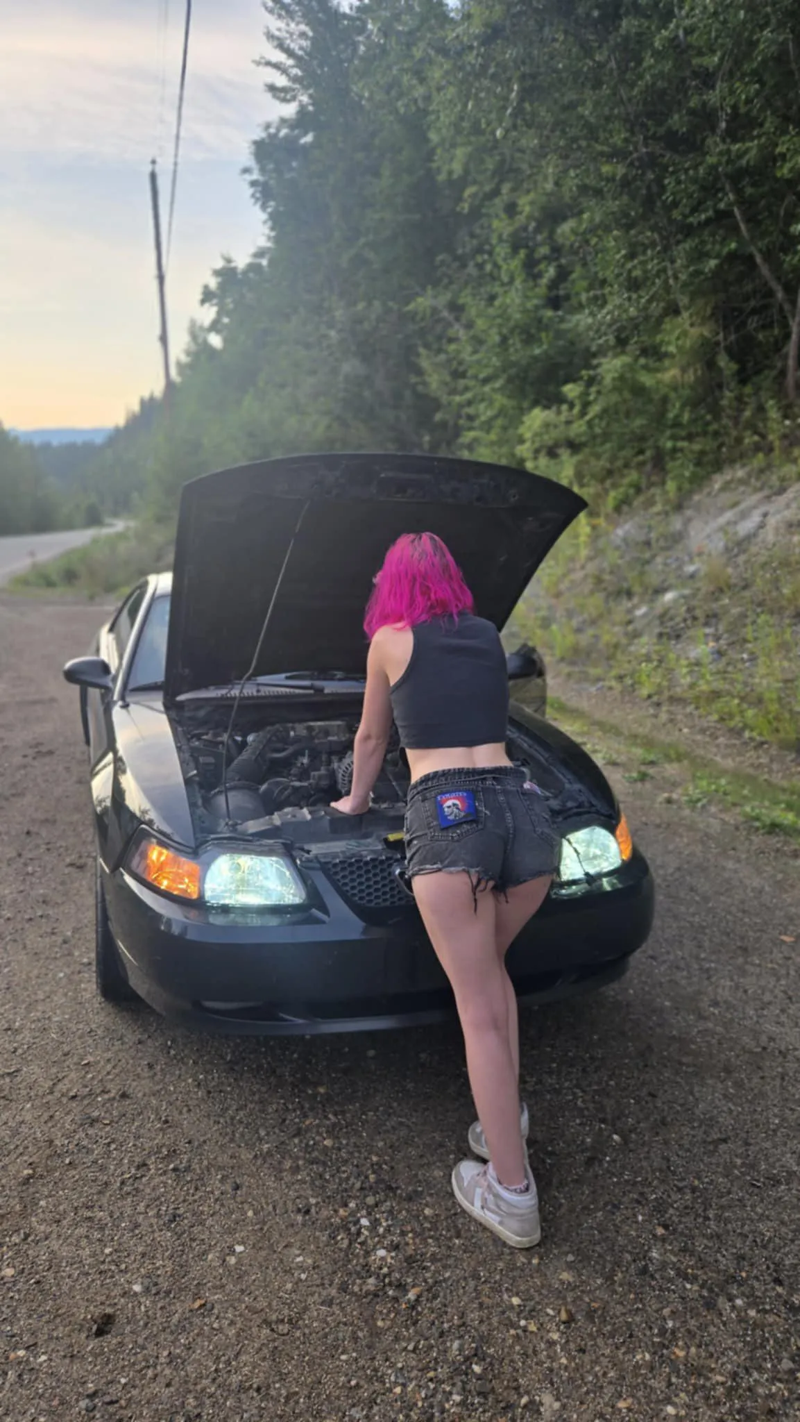 Ugh, guess I’m gonna need a whole new $400 steering rack for my baby😭. Anyone wanna help me fix my ride?🩷