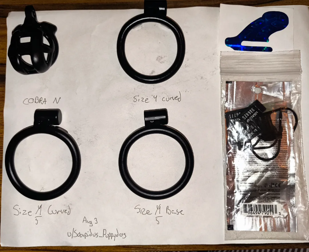 [US] - [Cobra N Standard] - [Ring Size 4 Curved] - [Ring Size 5 Base & Curved] - [Viper S+ Standard Not Pictured] - SELL