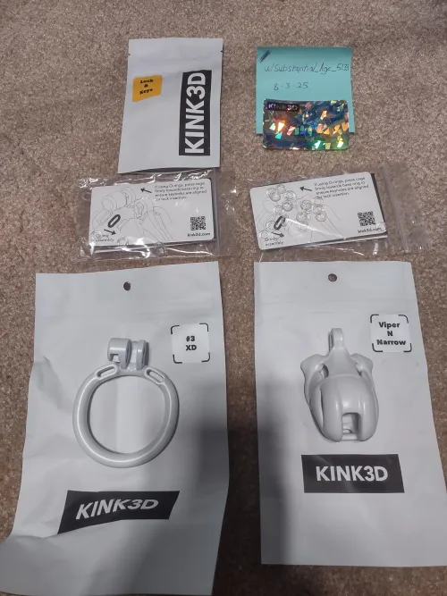 [US] [WTS] [Fast Shipping Available] Viper N Narrow Cage | #3 XD Ring | Lock & Keys | Spare O-Rings