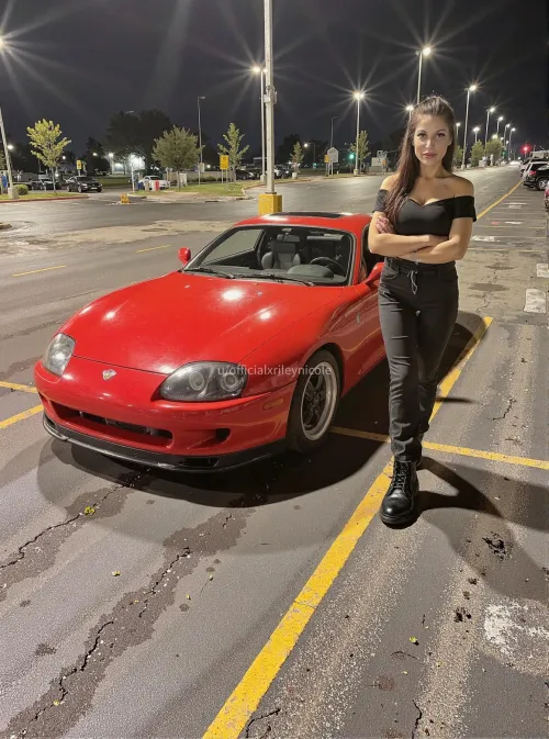 Wanna race? Loser gets down on their knees