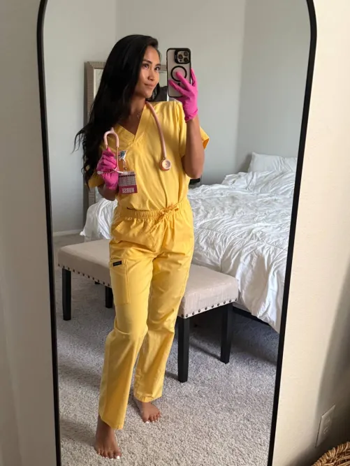 Who needs a hospital gown when you’ve got this much charm? 😉