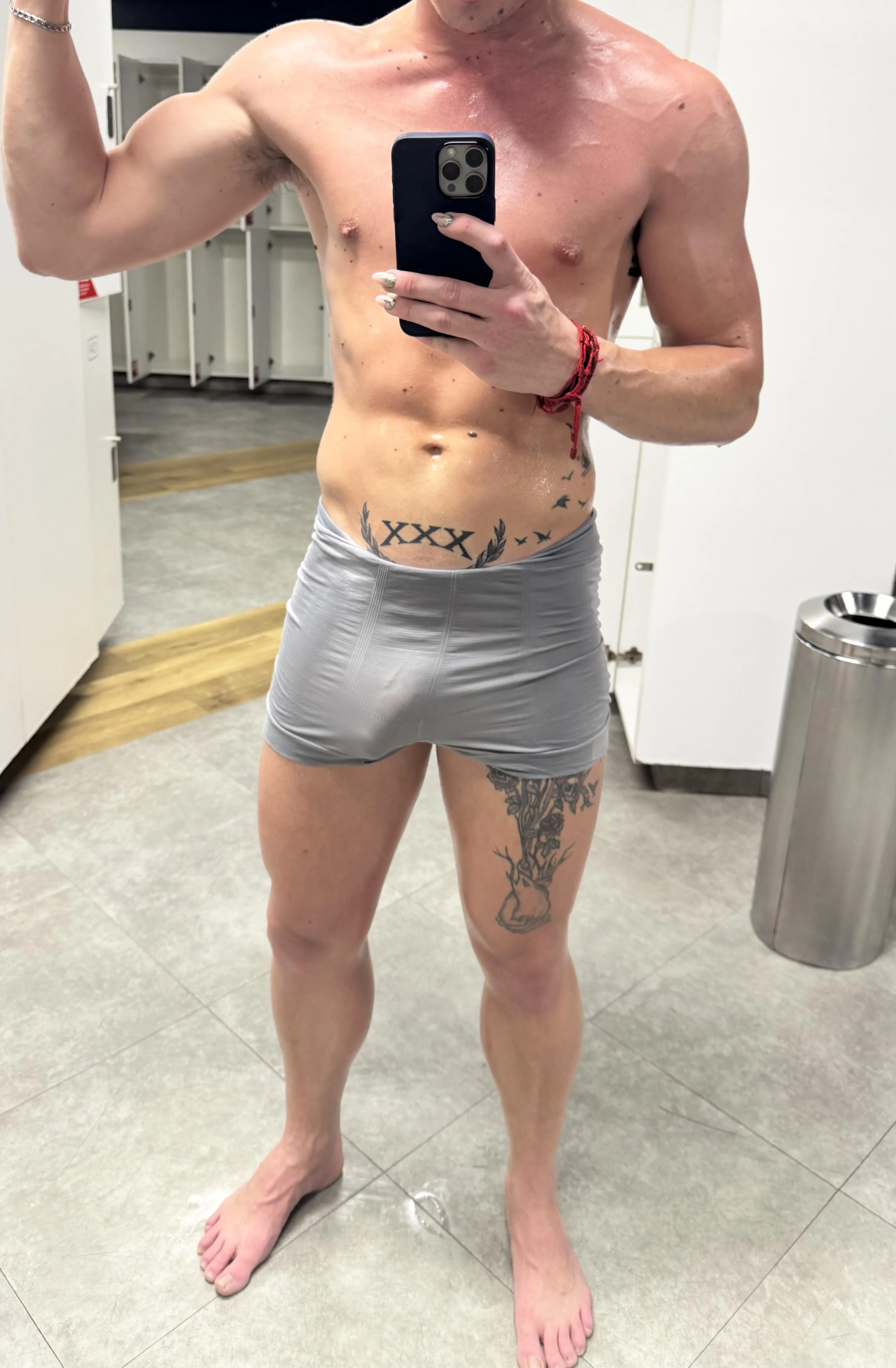 After good workout had to steam