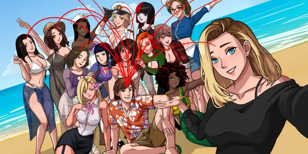 Anyone know that new trend going around with the red strings? This is what it looks like for our game Paradise Lust. How about yours?