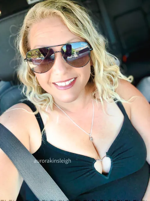 Blonde with big boobs