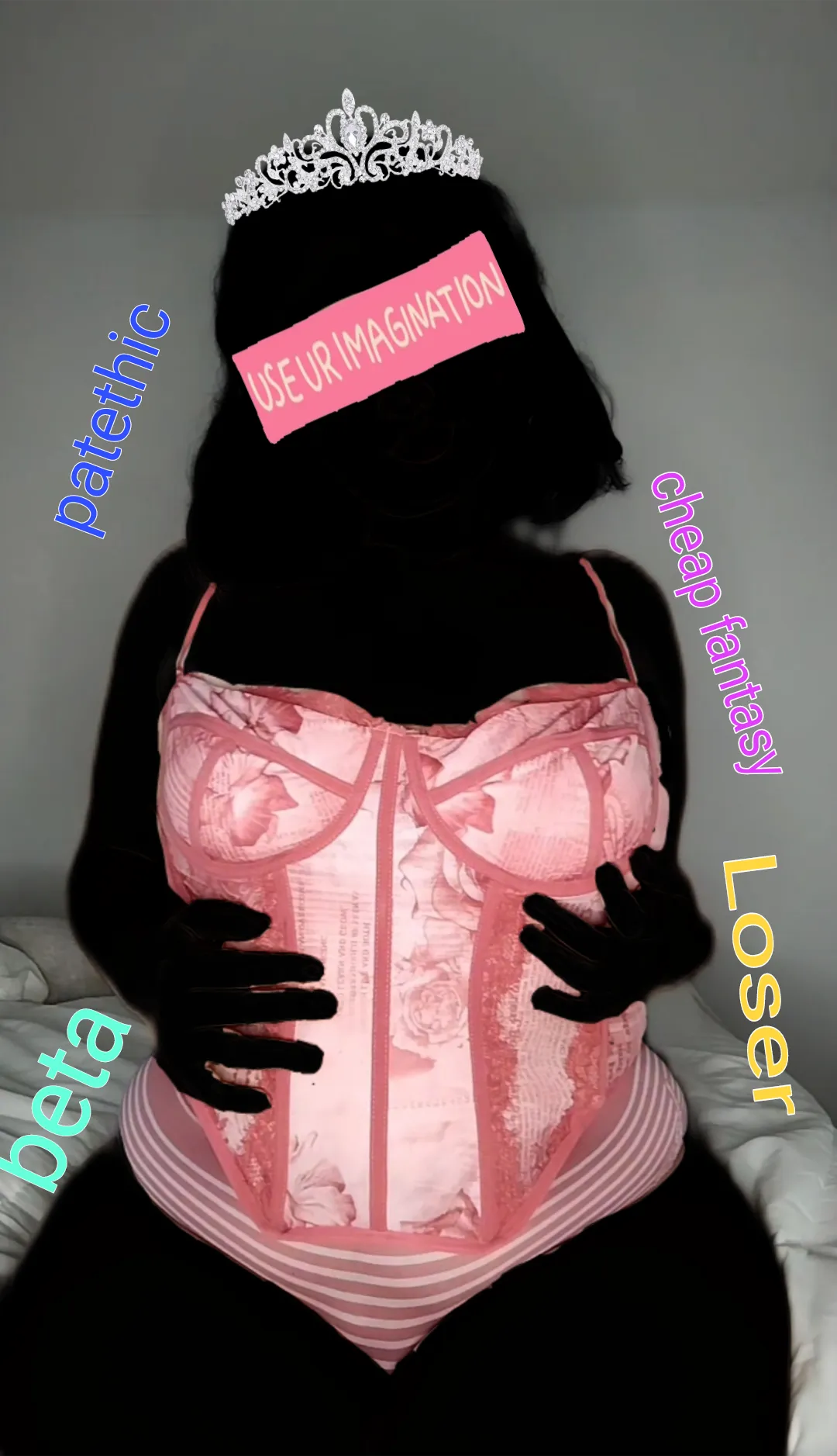 Look. Imagine. Frustrate yourself. That’s all you can do. 😈💭 Censored... because you’re not enough. 🤫💔