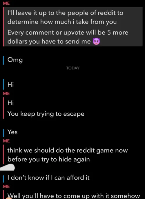 Make my bitch pay up!