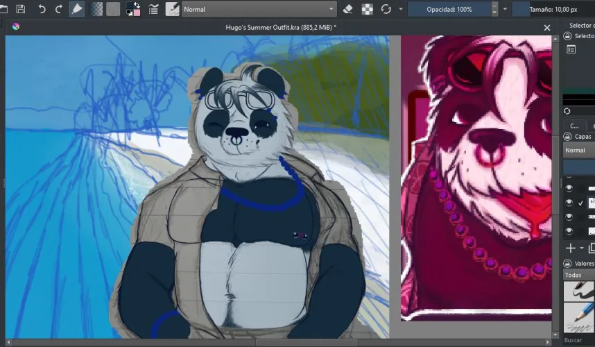 OC Wip!! (Artist: Me!)