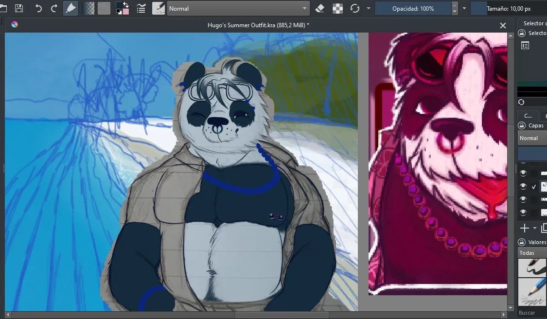 OC Wip!! (Artist: Me!)