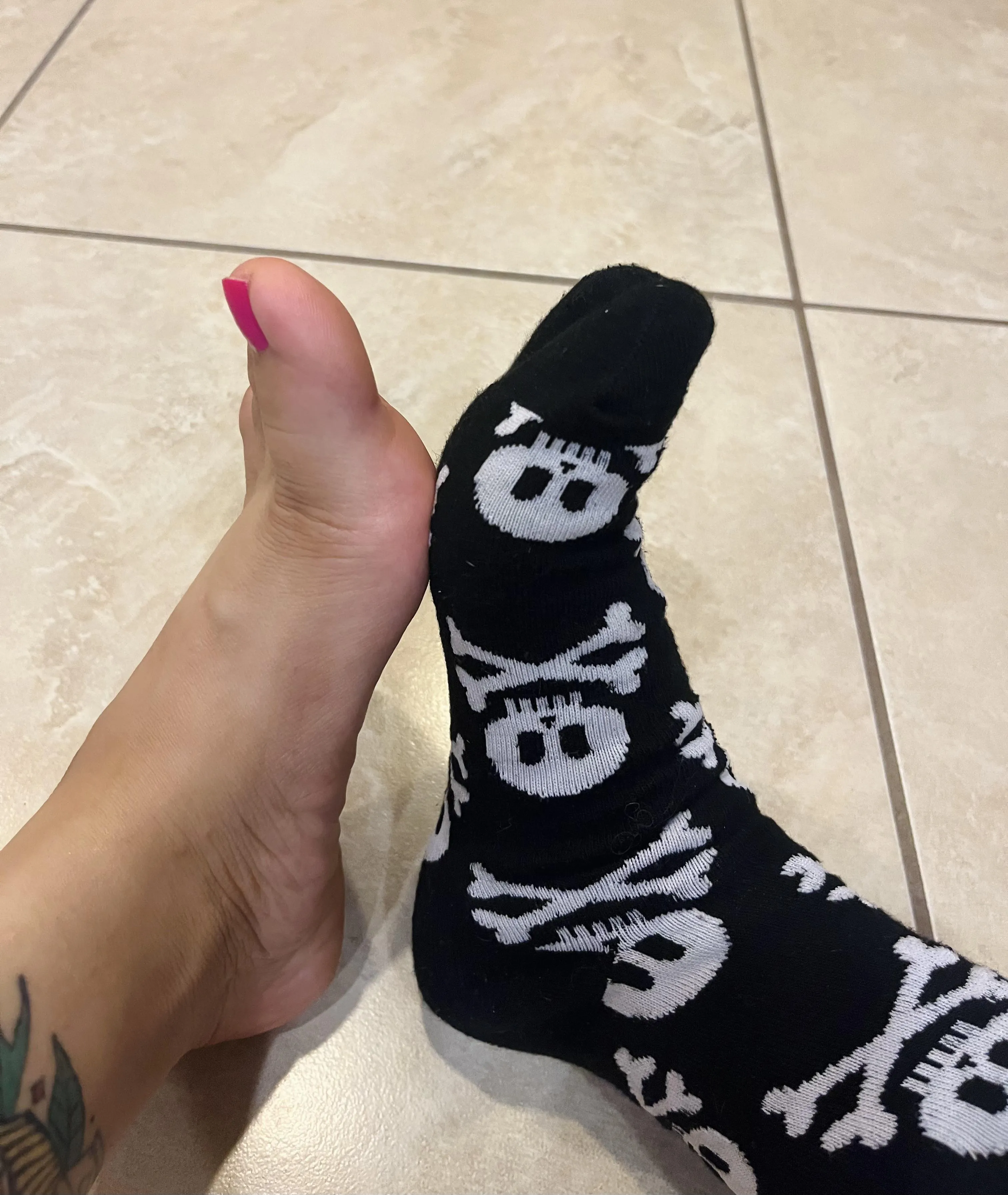 Socks on or off