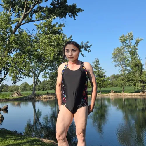 Spending time by the lake.