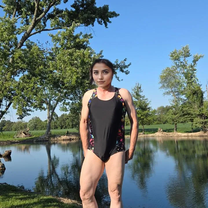 Spending time by the lake.