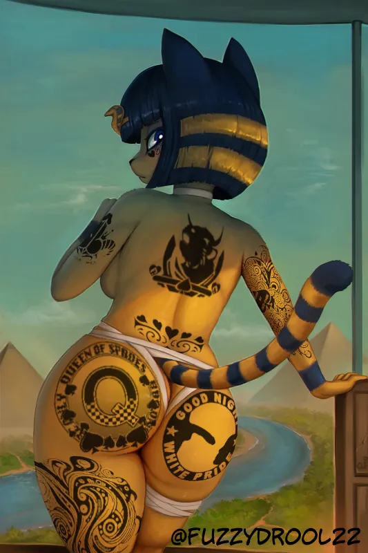 Time for more Blacked Ankha!