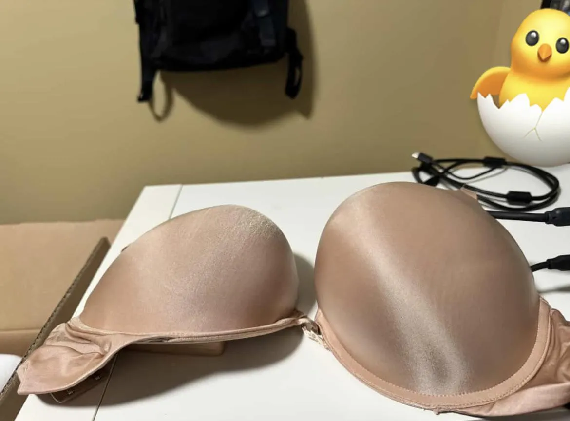 When he keeps your bra bedside just in case of an emergency 😅💦