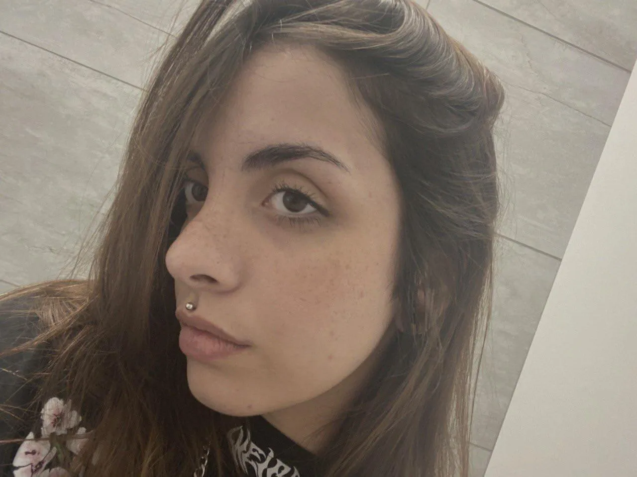 A kiss at the side of my mouth just to tease is the perfect start of our moment