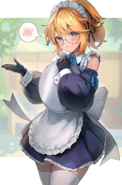 Bridget in a maid outfit (Guilty Gear)