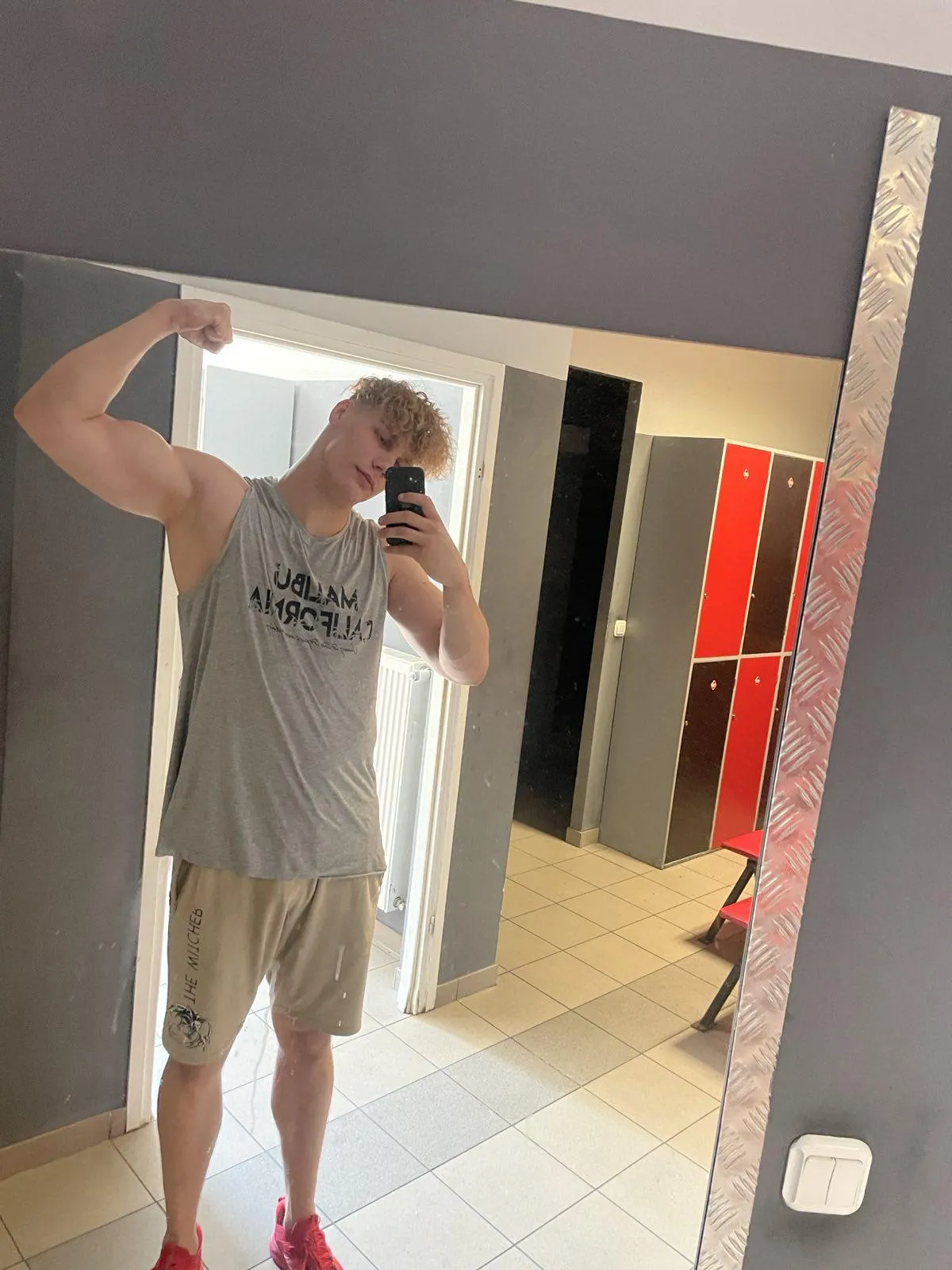 I love taking pics after the training