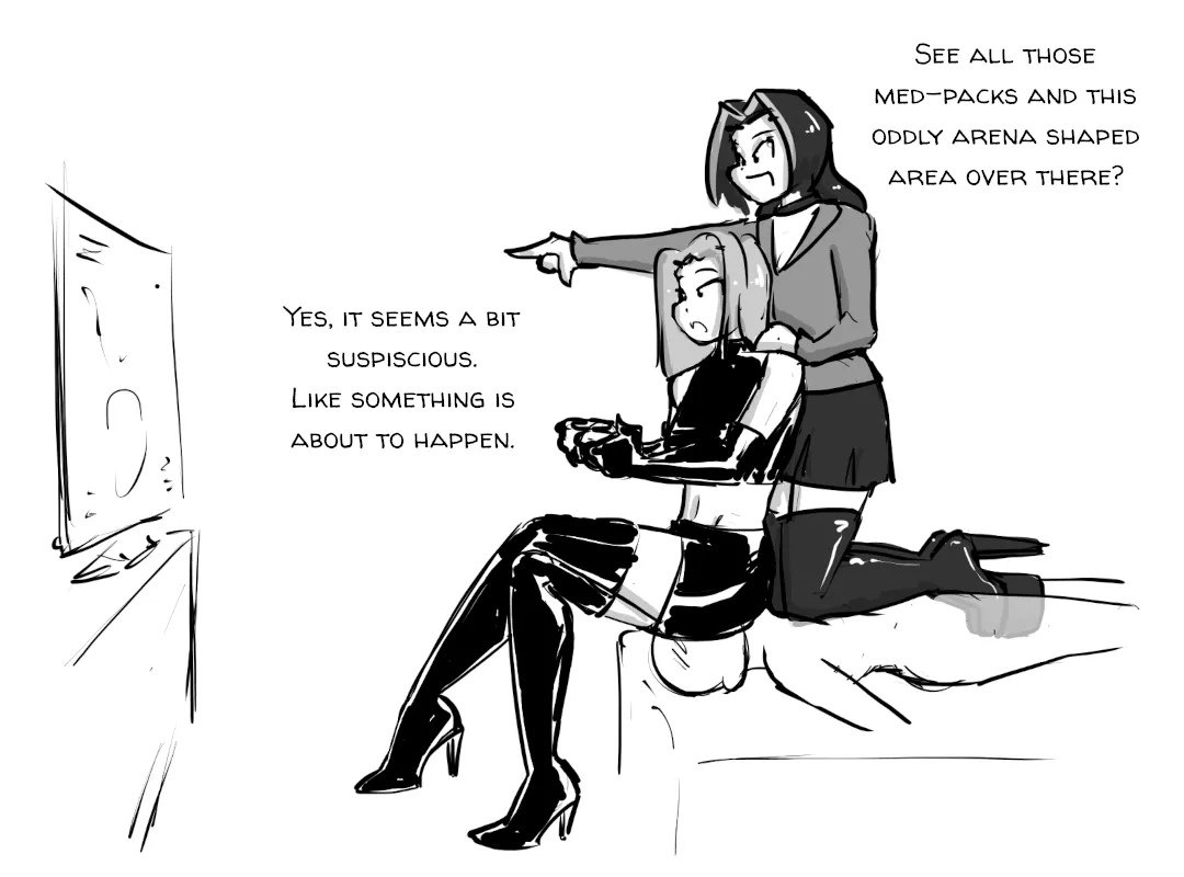 I'm sure the chair is ready for an intense battle.