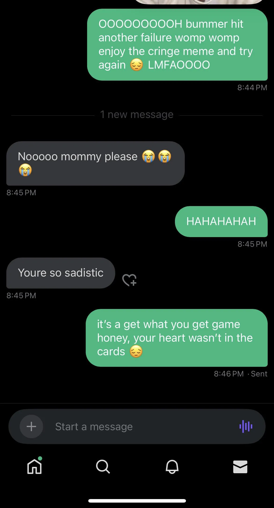 Poor thing failed the coin flip… do you want to try your luck?