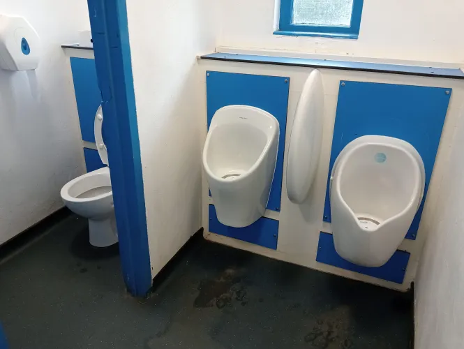 Public Convenience, Dunsop Bridge, near Clitheroe, Lancashire, UK (photographed 1 Aug 2025)