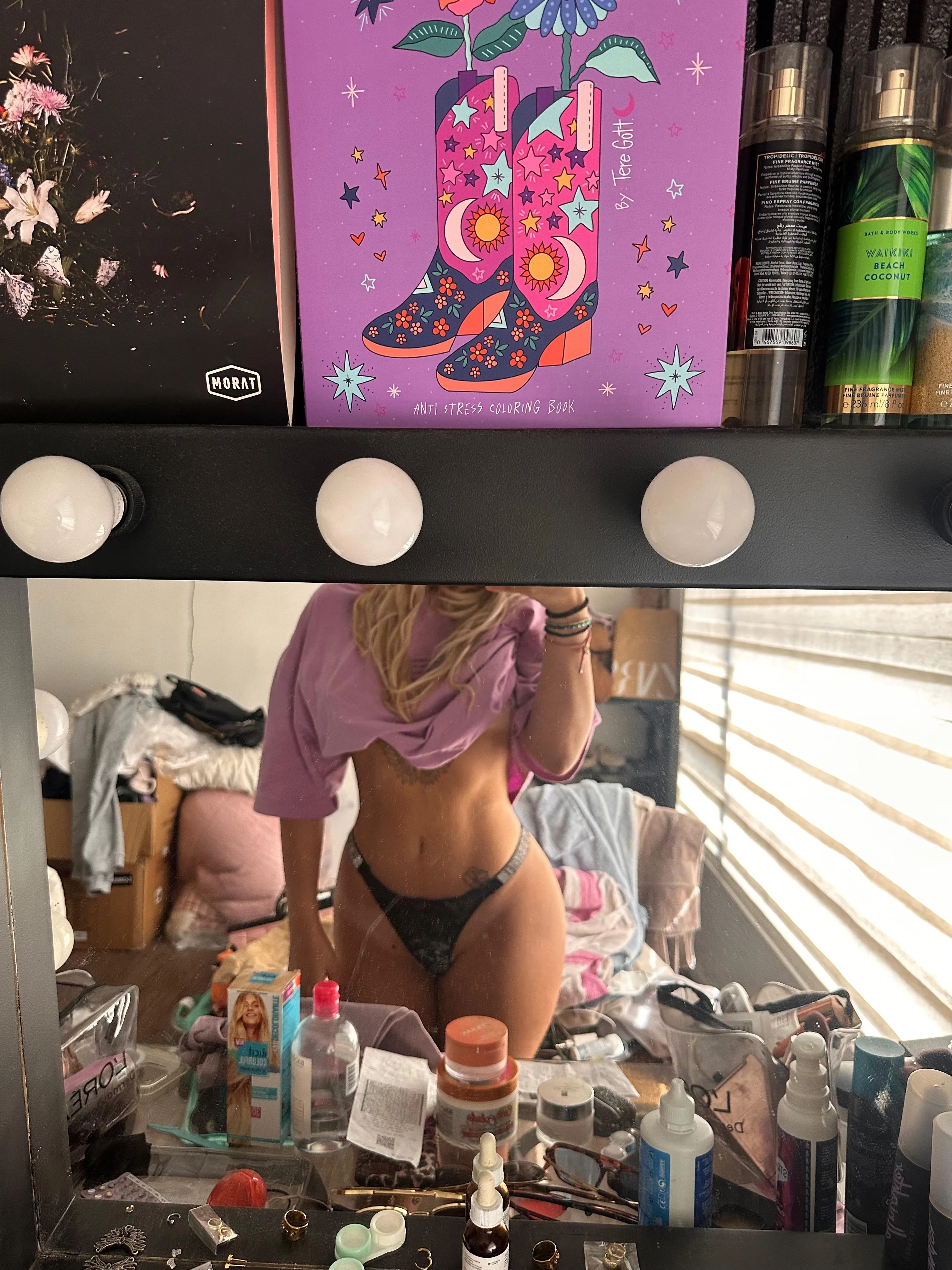 The straps on this thong are beautiful