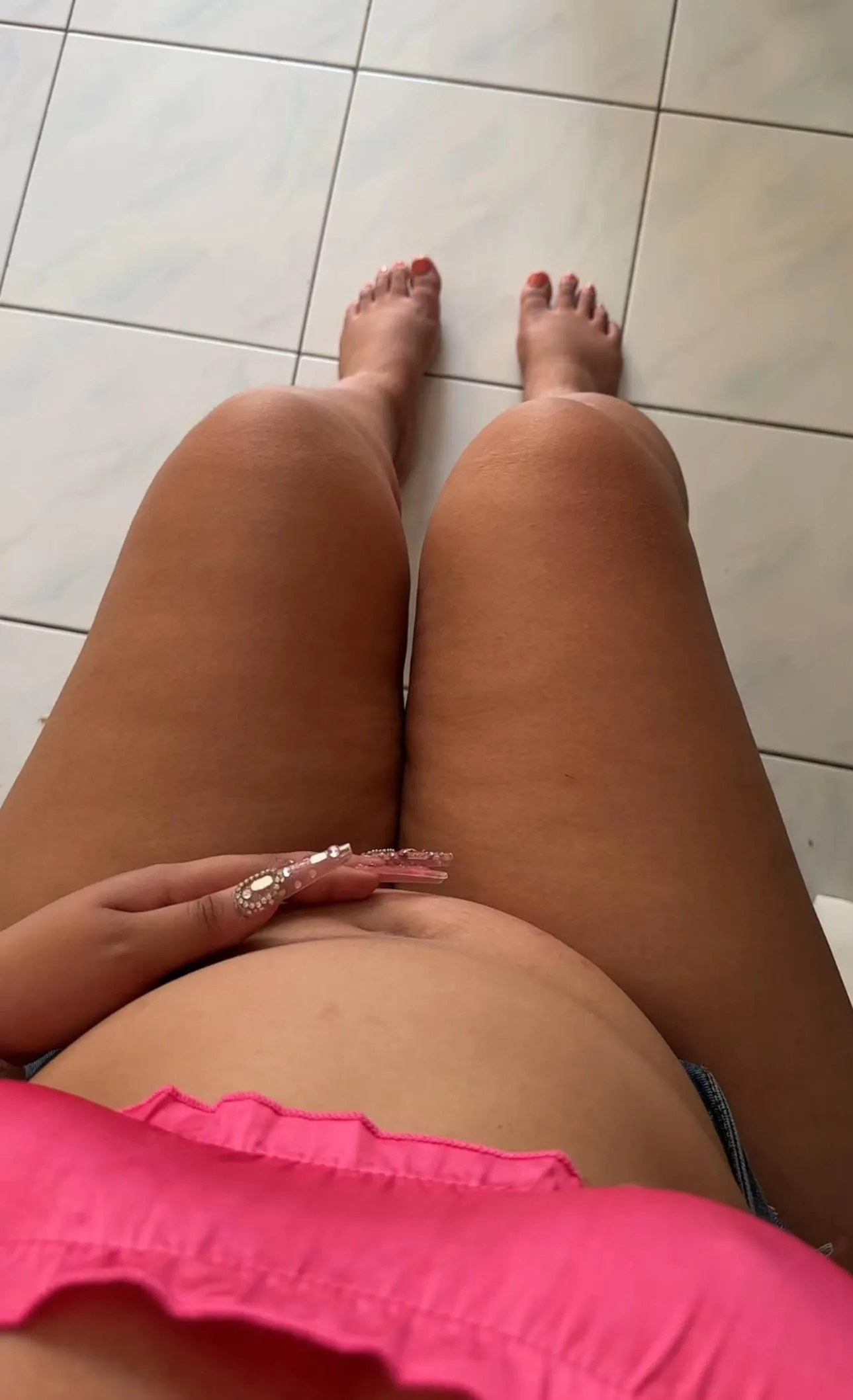 This is what I see when I look down after 2L of soda…