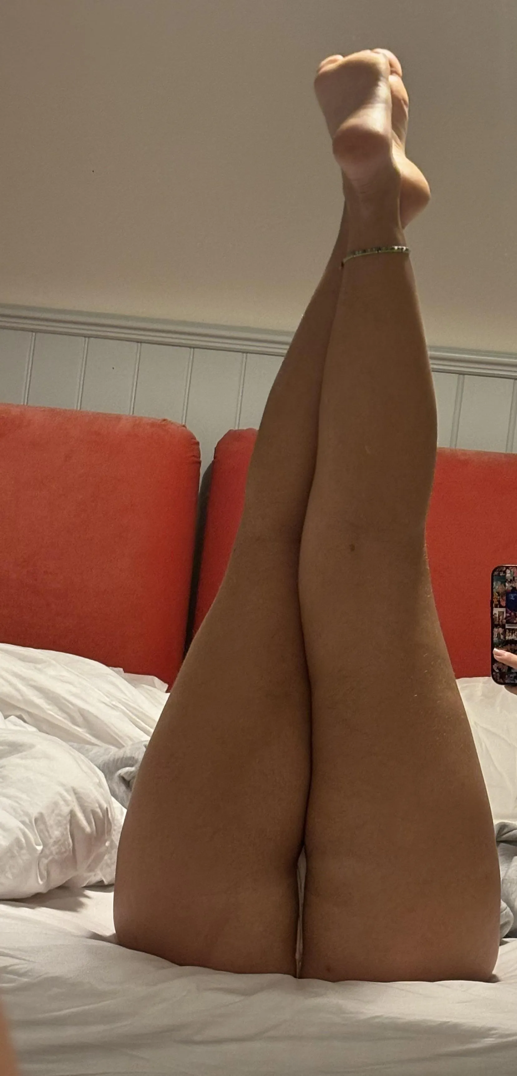 Which is better? My soles or my butt?