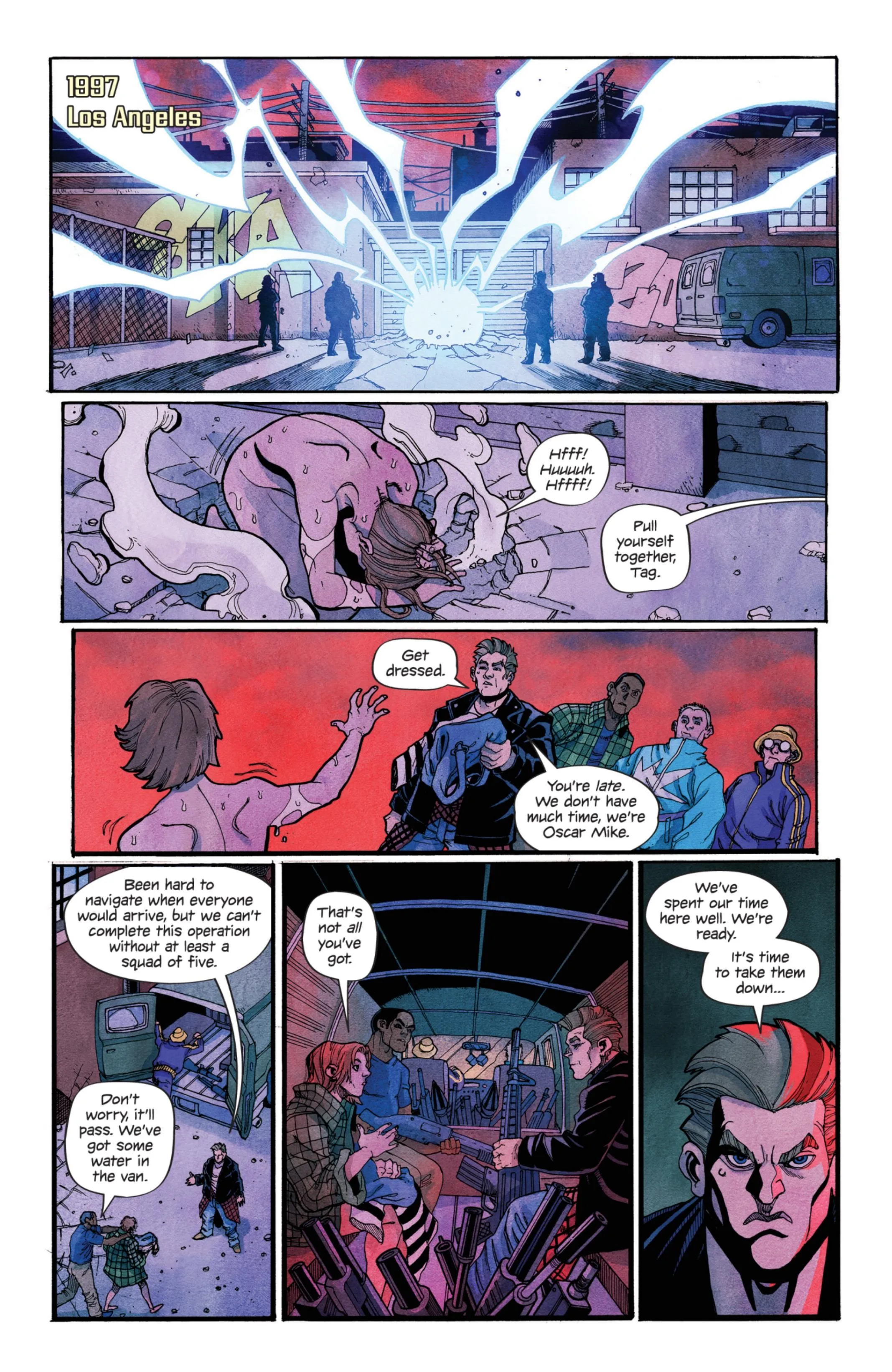 Female Resistance fighter arrives late to the past (The Terminator [2025] #9)