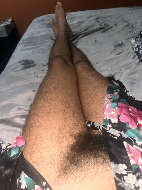 I love how fluffy my bush is after a bath 🥰