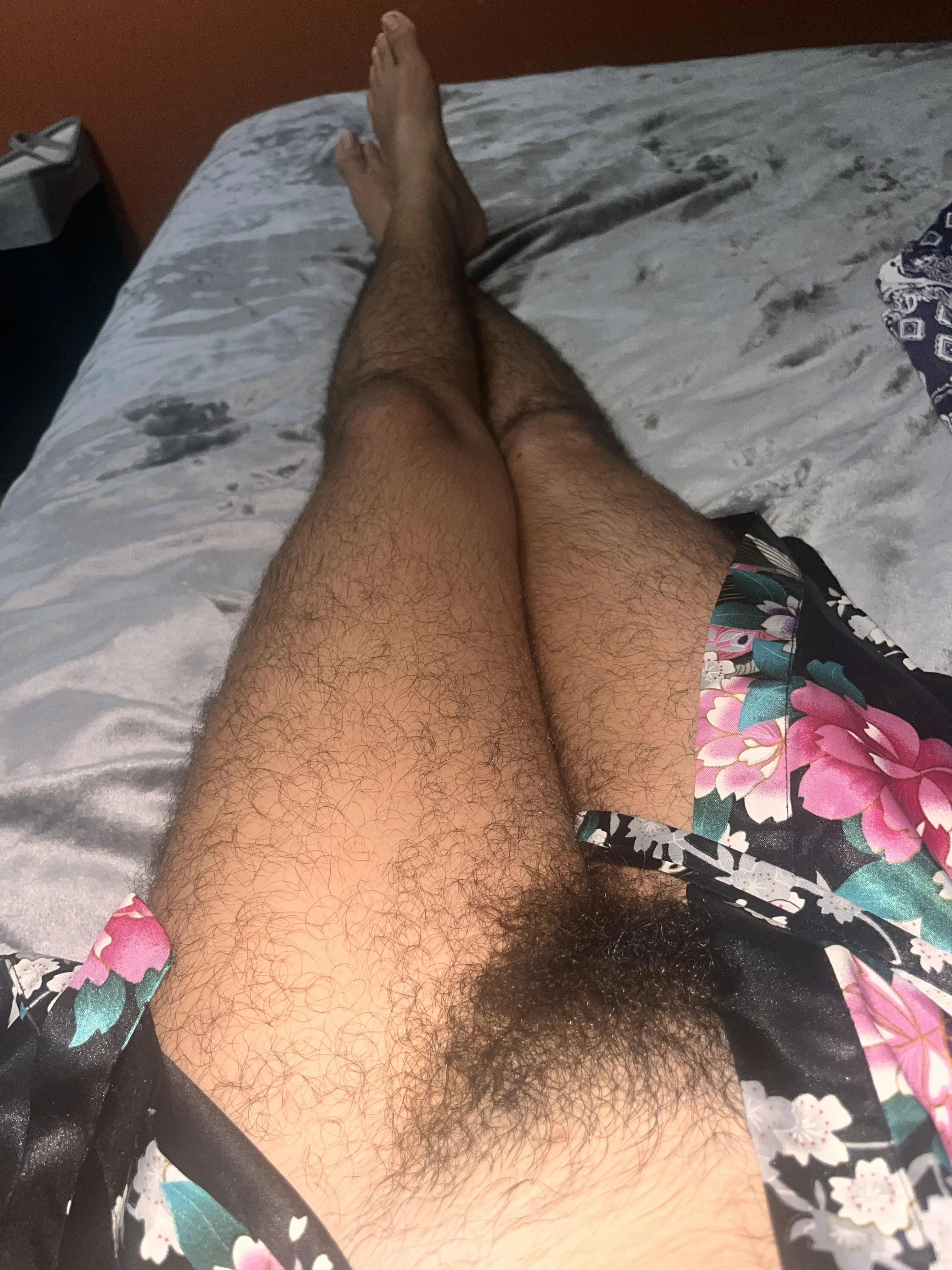 I love how fluffy my bush is after a bath 🥰