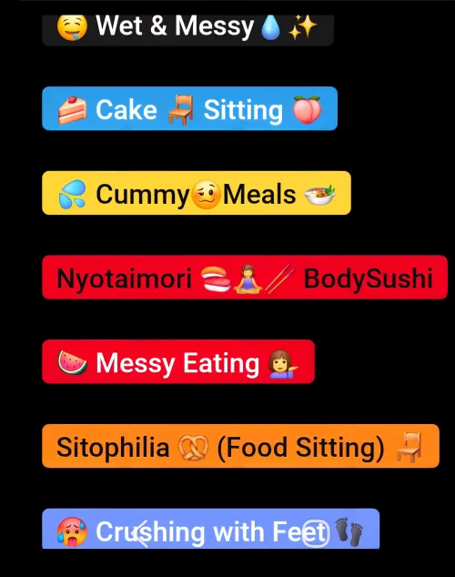 Messy FoodSlut here, asking you all to Submit ✨️Flair Ideas✨️ to this list, so we can organise the Subrettit posts better 😇