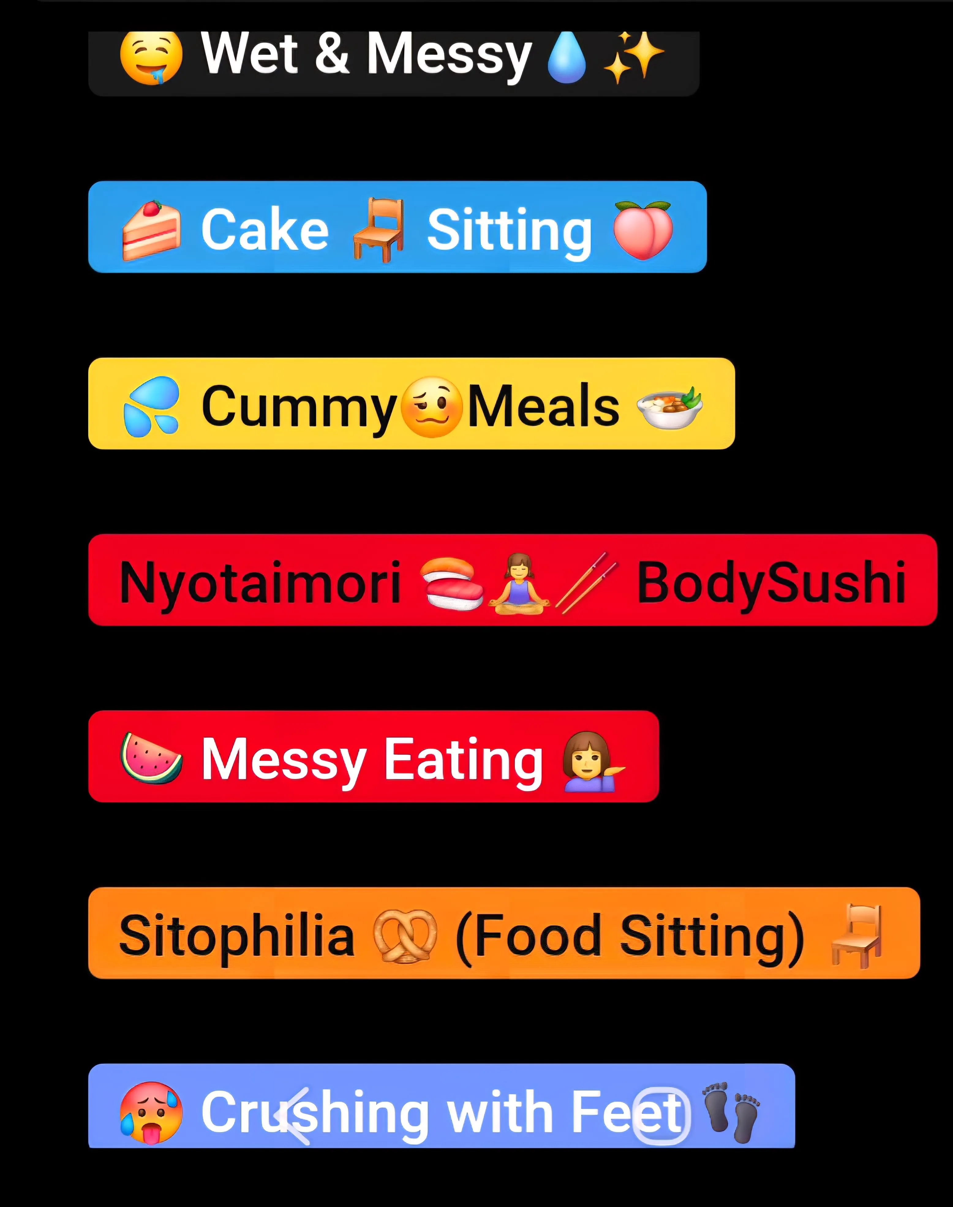 Messy FoodSlut here, asking you all to Submit ✨️Flair Ideas✨️ to this list, so we can organise the Subrettit posts better 😇